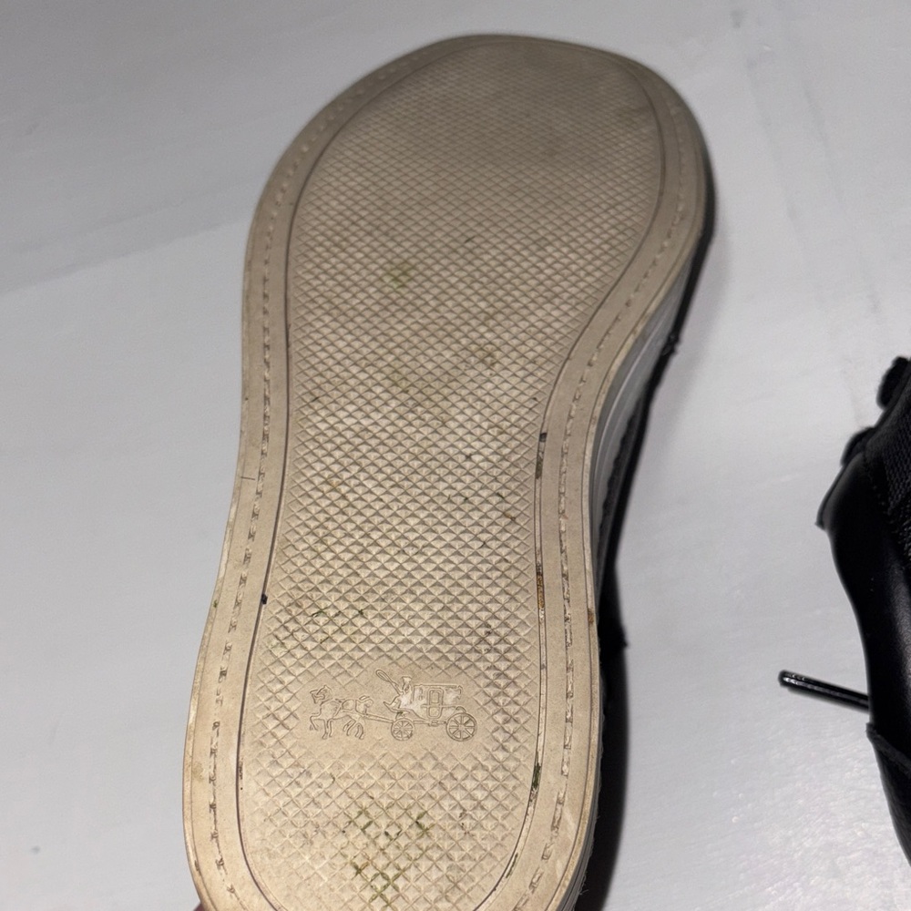 Coach Black Sneakers size 7.5 EUR 40.5 used condition - Picture 5 of 15